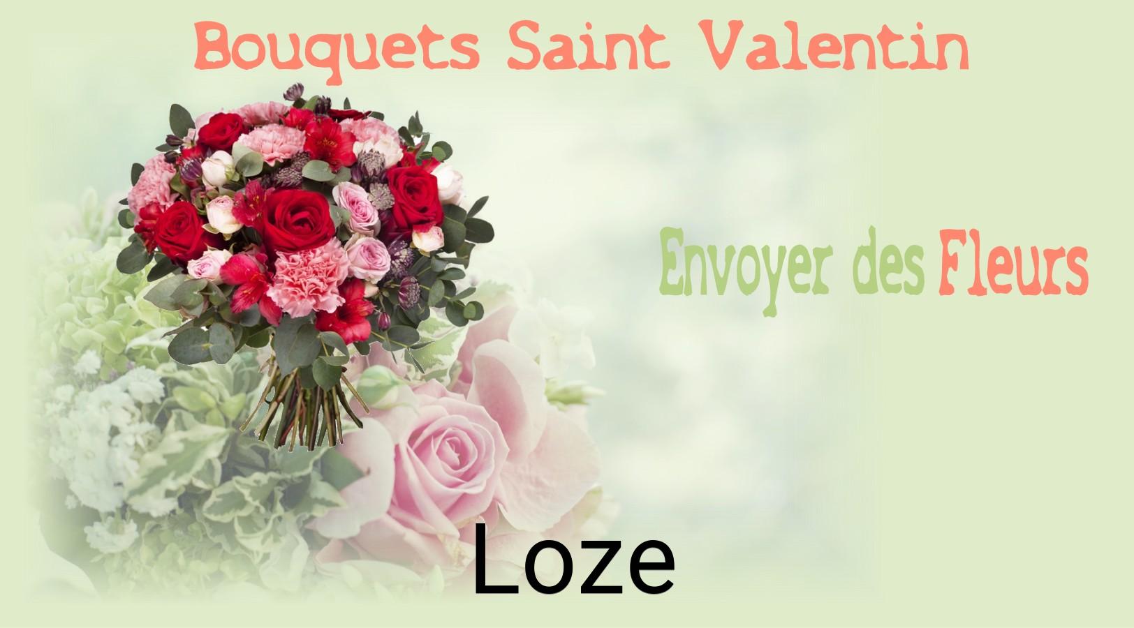 Roses de Saint-Valentin livrées à Loze